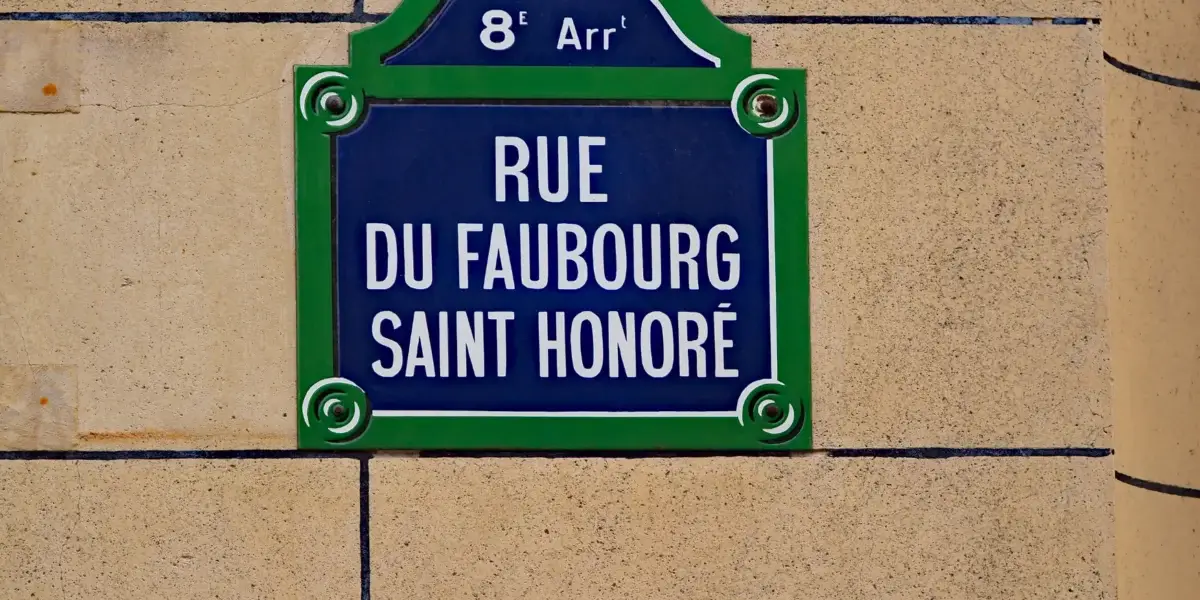 Boutiques rue du Faubourg Saint-Honoré