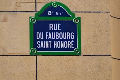 Boutiques rue du Faubourg Saint-Honoré